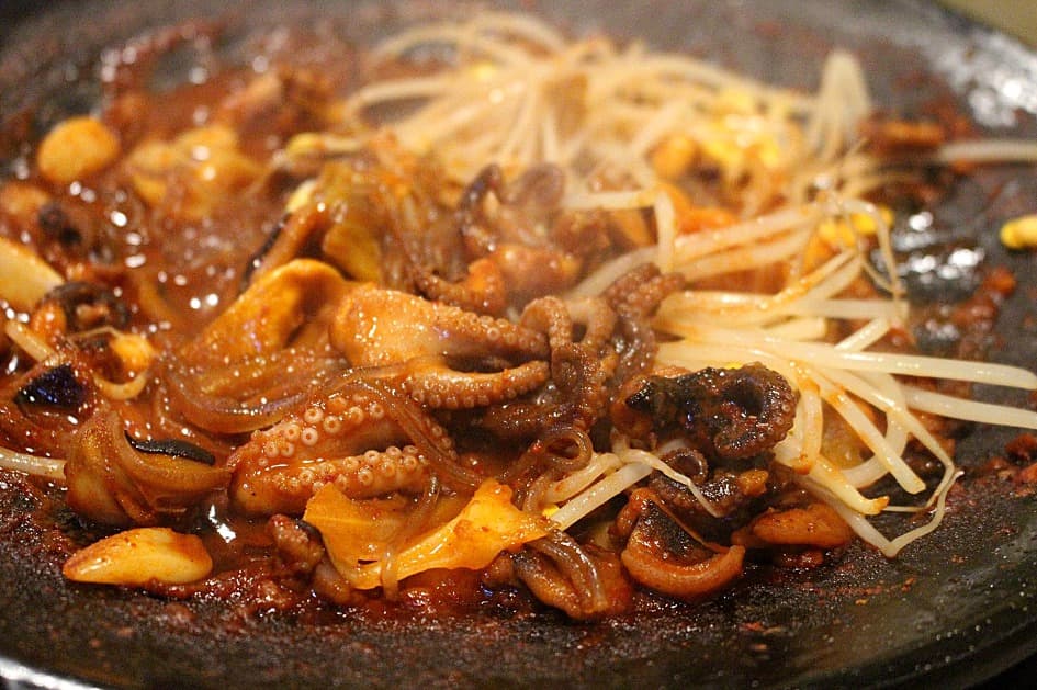Spicy Baby Octopus Stir-Fry