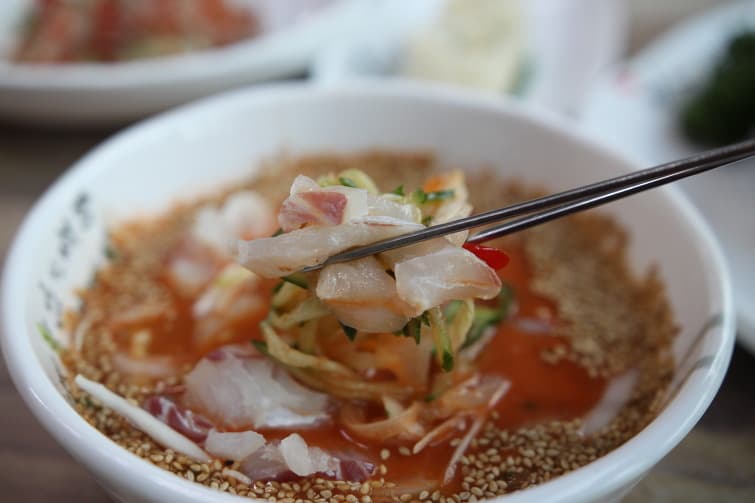 Cold Raw Fish Soup