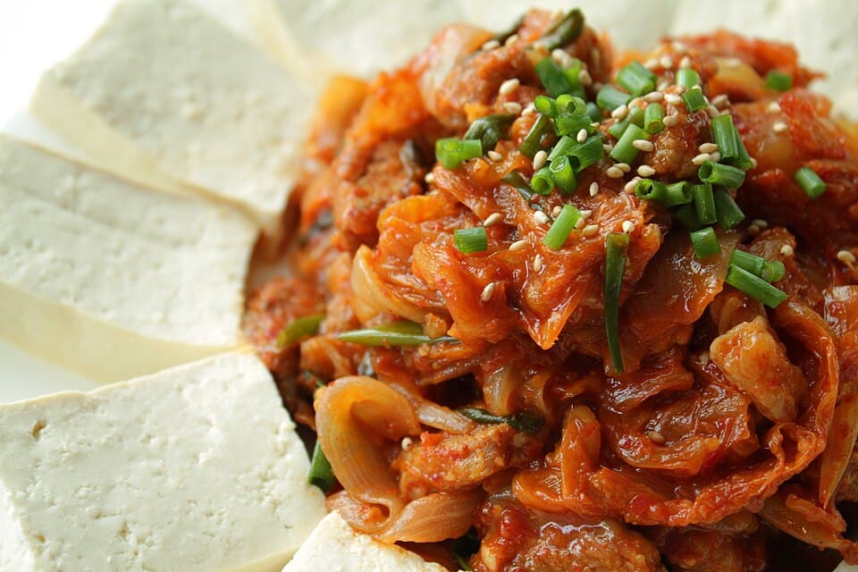 Tofu & Stir-Fried Kimchi