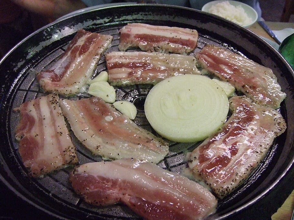 Salt-grilled Pork